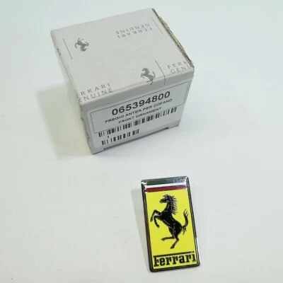 Original Ferrari 360 430 458 488 Emblem Logo Cavallino Fronthaube Ornament Badge - Bild 1 von 4