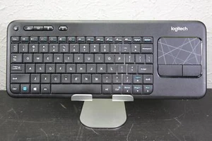 Logitech Wireless Touch Pad Keyboard K400r With Unifying USB Dongle Touch Pad - Picture 1 of 4