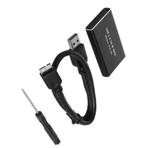 MSATA to USB 3.0 SSD Disk Box for 30x50mm 30x30mm MSATA SSD F6N54941 - Foto 1 di 10