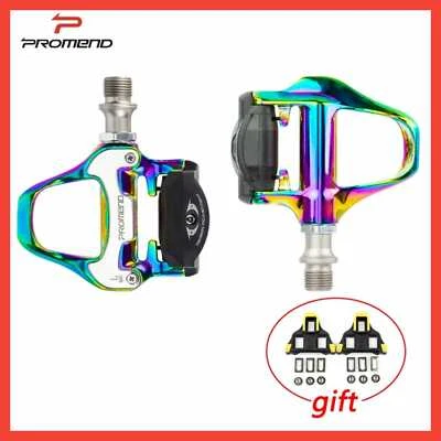 pedali per bici da corsa con a sgancio rapido bdc in alluminio attacco shimano .