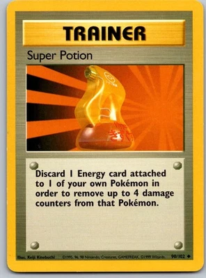 Super Potion 090/102 Base Set (Shadowless) Non-Holo Uncommon - Image 1 of 2