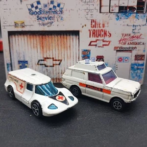 Corgi Juniors Healer Wheeler Purple Glass Lights Police Range Rover  - Picture 1 of 10