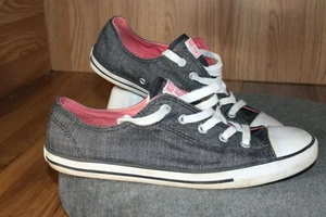 Converse All Star Womens 542505F M88 Charcoal Gray Sneakers Shoes US 8,EU 39 EUC - Picture 1 of 10