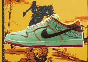 Nike SB Dunk Low Rodeo Sz 11 BHM Tourmaline HF3058-300 Black History Month - Picture 1 of 15