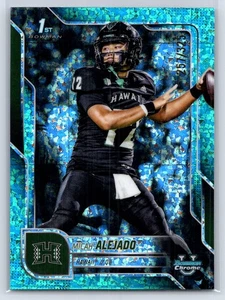 2025 Bowman University Micah Alejado Aqua Mini-Diamond Refractor #/325 - Bild 1 von 2