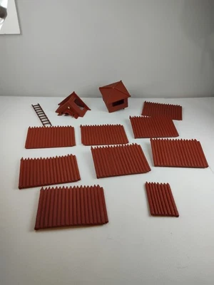 Marx Vintage Fort Apache Playset Parts 13 pcs total Replacement Free Shipping  - Image 1 of 4