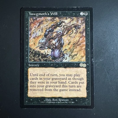 Magic The Gathering Yawgmoth's Will Urza's Saga Lightly Played - Image 1 of 2