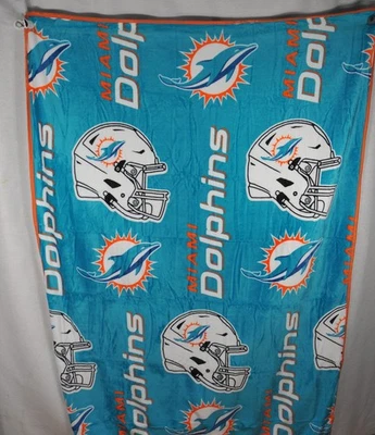 Pegasus NFL Miami Dolphins Super Peluche Borde de encuadernación decorativo 50 x 70 Nuevo con etiquetas Foto 1 de 4