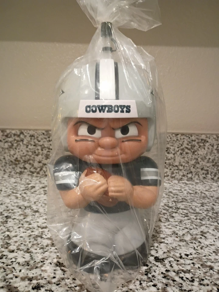 Dallas Cowboys Big Sip Botella de Agua Taza NFL Teenymates Fútbol Jarra/Paja de Agua  Foto 1 de 4