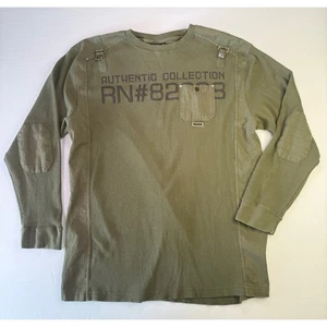 Southpole Thermal Shirt Mens Vintage Military Skater Grunge 90s Y2K 4X See Meas - Picture 1 of 15