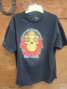 Hart And Huntington Tattoo Company Sugar Skull T Shirt Large - Picture 1 of 3