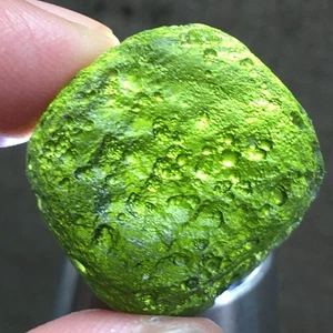 MOLDAVITE 54.8CT HEDGE HOG Ježkovna BESEDNICE CZECH REPUBLIC - Picture 1 of 8
