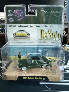 M2 1/64 1957  Desoto Fireflite Green diorama r16 NIB - Picture 1 of 1