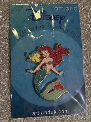 Ariel And Flounder Artland LE 200 Pin Little Mermaid - Image 1 of 4
