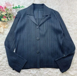 Issey Miyake Pleats Please Tailored Jacket Size 3 - Picture 1 of 12