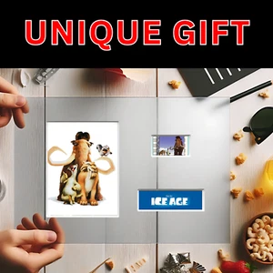 SET OF 4 Ice Age Handmade Authentic Film Movie Placemats Fathers Day Gift - Picture 1 of 3