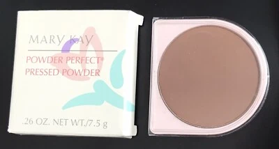 Nueva base en polvo Mary Kay Perfect Pressed en forma de D #6254 bronce ébano Foto 1 de 2
