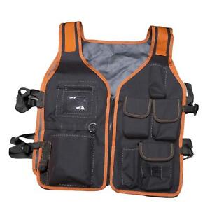 Tool Vest Electrician Multi Pockets Work Vest for Men with Pockets for