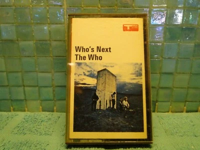 The Who Who's Next Cassette Tape TESTED Paper Label UK IMPORT XTRATAPES SHIPFREE - Image 1 of 3