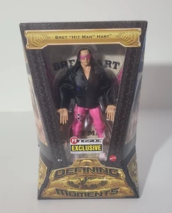 Bret Hitman Hart WWE Elite Defining Moments Ringside Exclusive Wrestling Figure - Picture 1 of 4