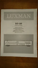 Luxman DZ-120 Operating Instructions Manual