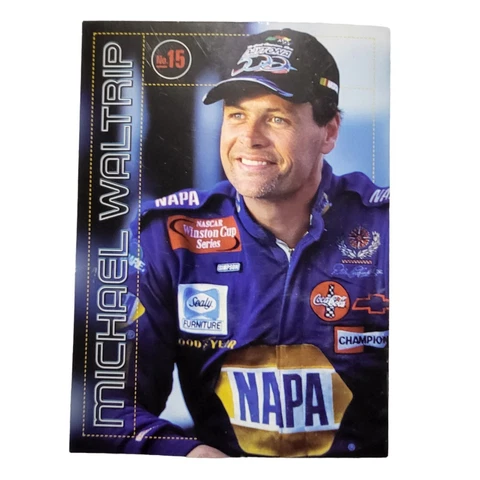 Michael Waltrip Promotional Card Napa 15 Vintage NOS Racing 5x7 RBC Ministries Cover