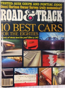 Road And Track Magazine August 1981 Ferrari Audi Alfa Romeo BMW SAAB Sports Cars - Picture 1 of 4
