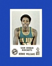1968-69 Jack in the Box San Diego Rockets Bernie Williams NBA