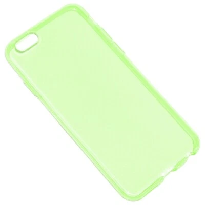 Custodia Silicone Back Case Ultra Slim 0,3mm Gel Sottile Apple Iphone 6s Verde - Immagine 1 di 3