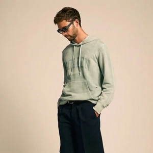 $540 Golden Goose Made In Italy Miami Journey Hoodie Regular Cool Grey M - Picture 1 of 9