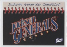 1997 Best Jackson Generals Checklist #28