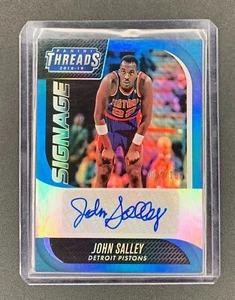 2018/19 Panini Threads #48 John Salley, Detroit Pistons Signage 014/100 - Picture 1 of 2