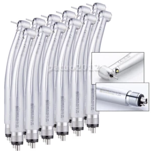 12X Turbina Cerámica Dental Alta Velocidad LED Pieza de Mano Estándar 4H Empuje E-generador - Imagen 1 de 16