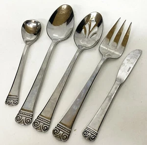 Oneida MELODIA Acero Inoxidable Lote de 5 x PIEZAS PARA SERVIR Cucharas Cubiertos y Más - Imagen 1 de 1