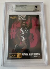 2012 KHRIS MIDDLETON FLEER RETRO 96-97 LUCKY 13 BGS 9 ROOKIE EBAY 1:1