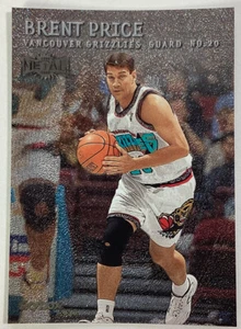 Brent Price Skybox Metal Card 1999-2000 NBA Vancouver Grizzlies - Picture 1 of 7
