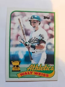 1989 TOPPS WALT WEISS #316 NM - Picture 1 of 1