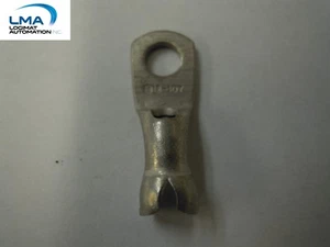 BURNDY 12-10Y AWG NON-INSULATED LUG TERMINAL 1-HOLE 3/16" BORE LOT OF 50 ***NEW - Picture 1 of 2