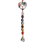 Healing Crystal Tree Of Life Wall Hanger Reiki Hanging Ornament 7 Chakra Stones