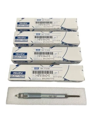 4 X ISUZU ISP Genuine Glow Plug for ISUZU NPR NQR NPR-HD 4HK1 5,2L 4JJ1 3,0L - Image 1 of 4