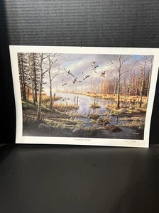 Ken Zylla Sign In Pencil .Print "A Likely Refuge" - Picture 1 of 6