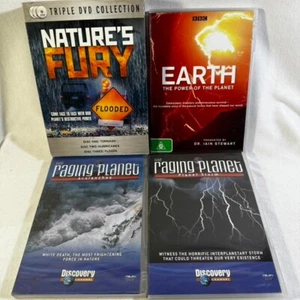 Nature's Fury + Raging Planet + Earth BBC/Discovery Channel DVD Bundle - Foto 1 di 14