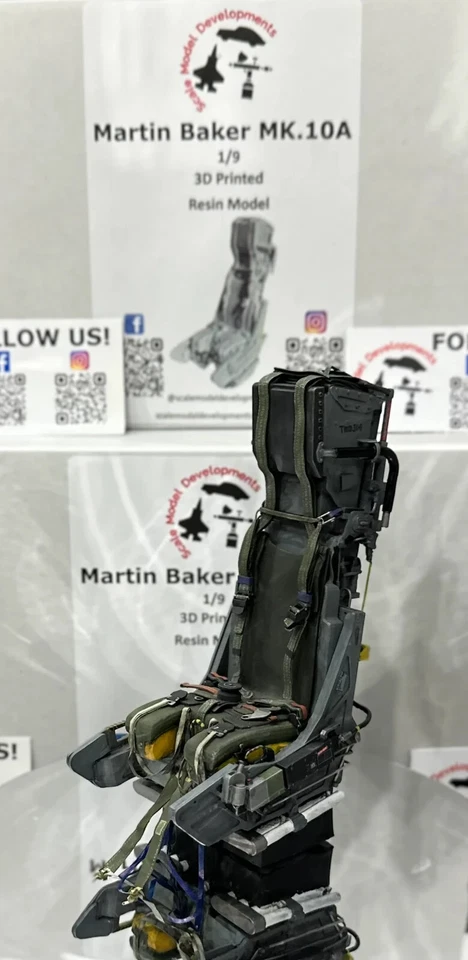 SMD 1:9 Martin Baker MK.10 ejection seat, Resin 3D printed - Image 1 of 4
