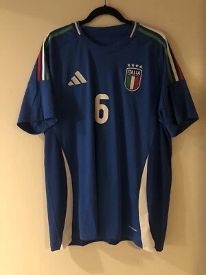 Italy Italia Adidas Home Soccer Jersey Shirt 24/25 #6 Federico Gatti XL Juventus - Image 1 of 4