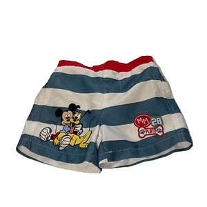 DISNEY BABY by Disney Store Jungen Badehose Größe 3-6m Mickey Pluto Urlaub - Bild 1 von 8
