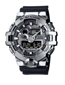 Casio G-Shock G-Steel Silver Tone Stainless Steel Resin Men's Watch GM-700-1A - Picture 1 of 1