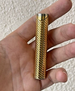 Encendedor de gas Win 9000 vintage raro coleccionable chapado en oro - Imagen 1 de 5