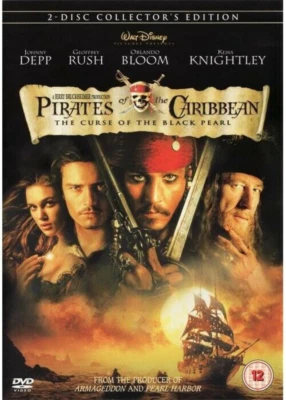 Pirates of the Caribbean: The Curse of the Black Pearl DVD Johnny Depp (2003) - Image 1 of 3