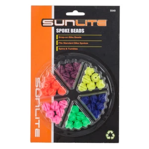Spoke Beads Sunlite Assorted Colors 36 Beads - Picture 1 of 1
