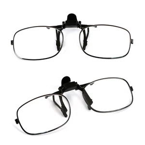 Metall Vollrahmen Clip On Lesebrille Vergrößerung Klappbar 2x 2,5x 3x - Bild 1 von 12